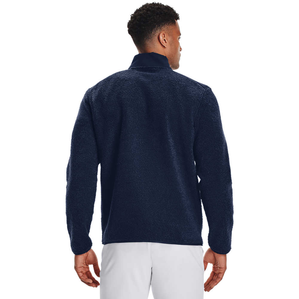 Under Armour Mens Pile Sweater Fleece Golf Top  - Academy