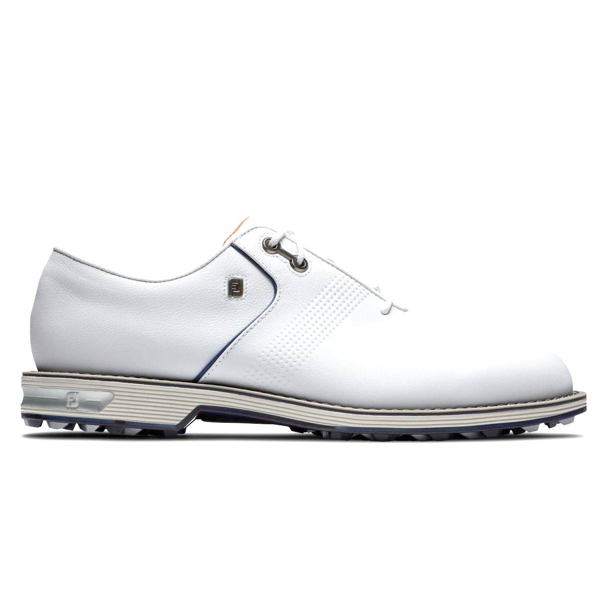 FootJoy Dryjoys Premiere Series Flint Mens Spikeless Golf Shoes  - White/Navy