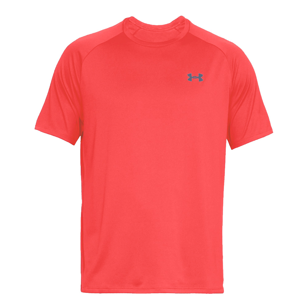 Under Armour Mens Sports Gym T-Shirt   - Beta Red