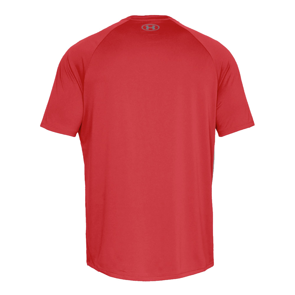 Under Armour Mens Sports Gym T-Shirt   - Red
