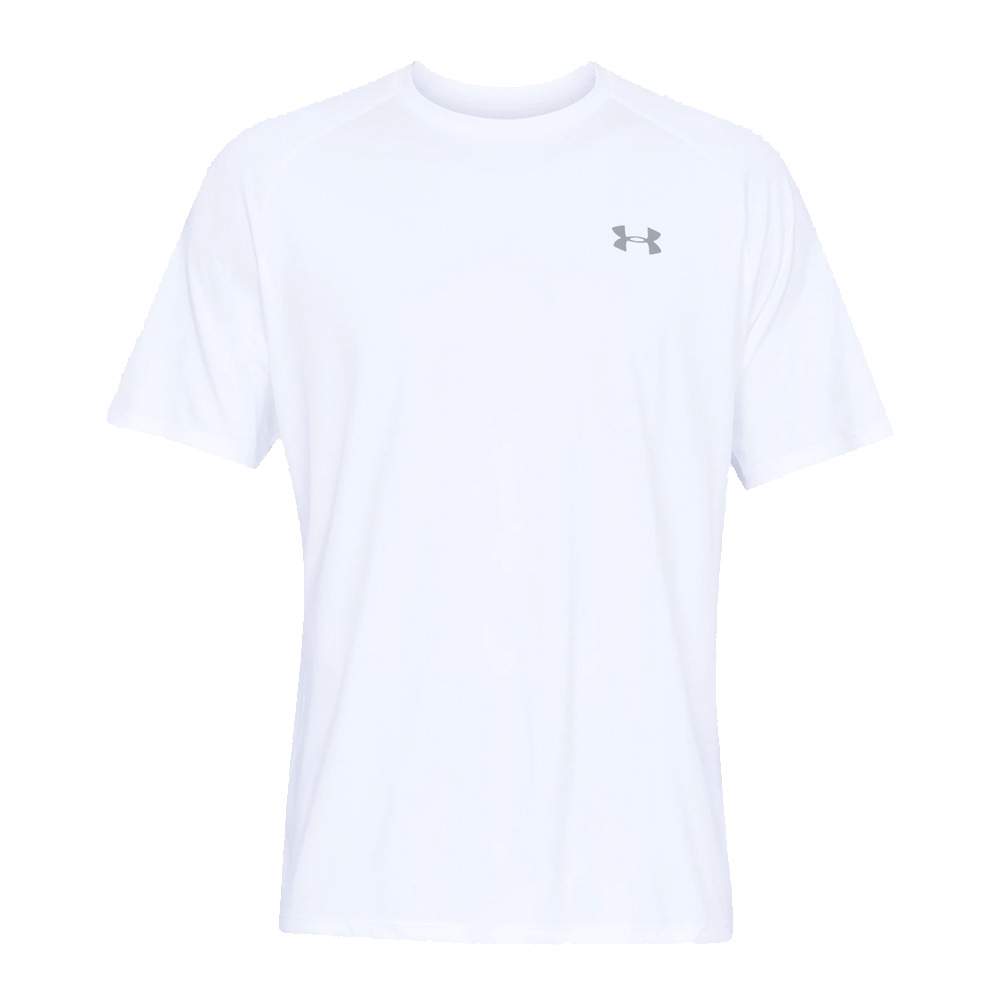Under Armour Mens Sports Gym T-Shirt   - White