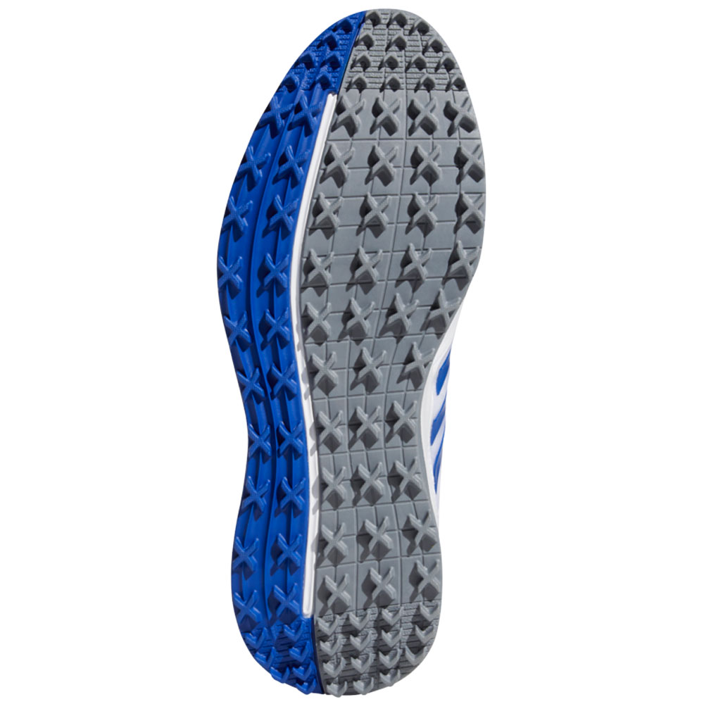 adidas CP Traxion SL Tex Mens Spikeless Golf Shoes  - White/Blue/Silver