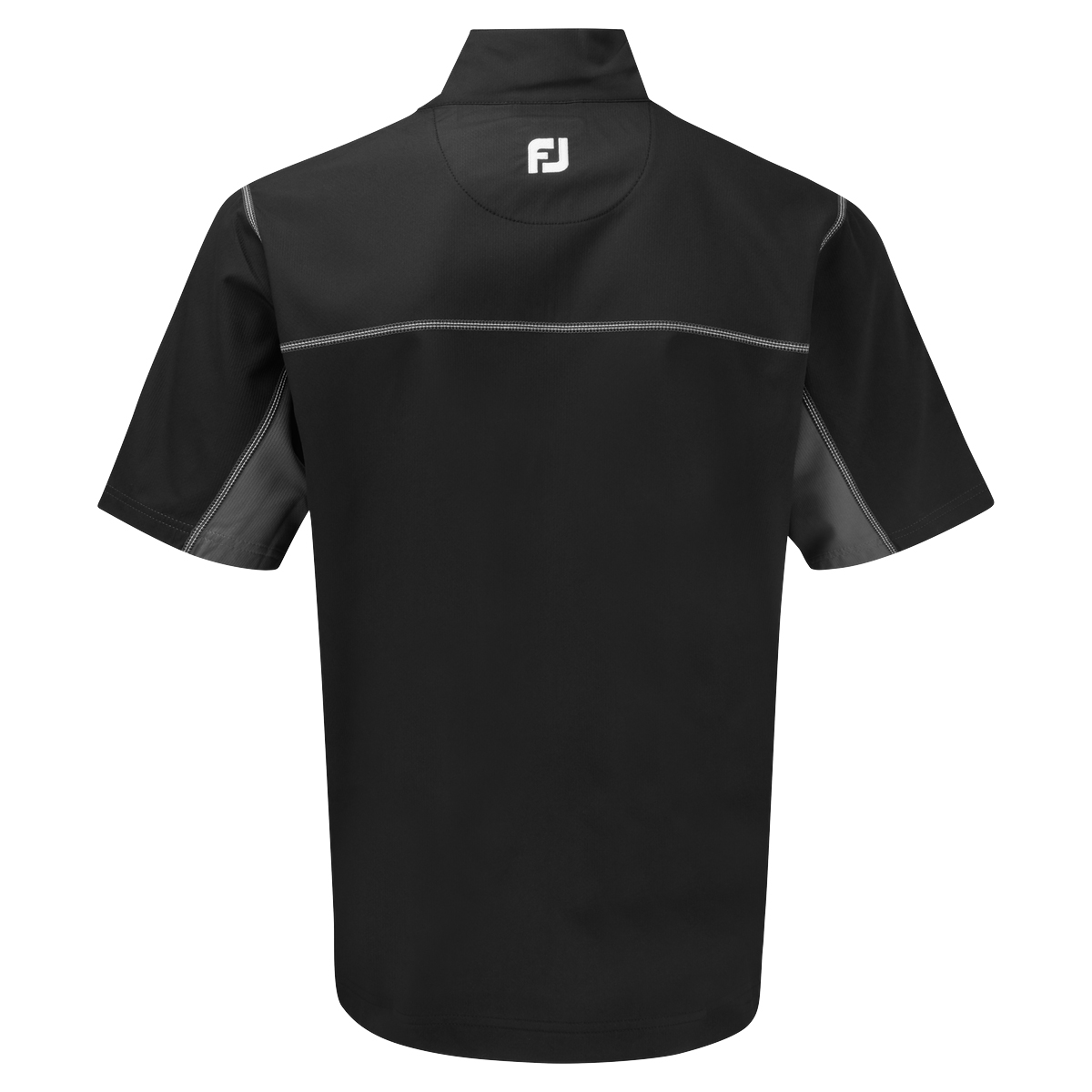 FootJoy EU FJ Half Zip Short Sleeve Wind Shirt  - Black