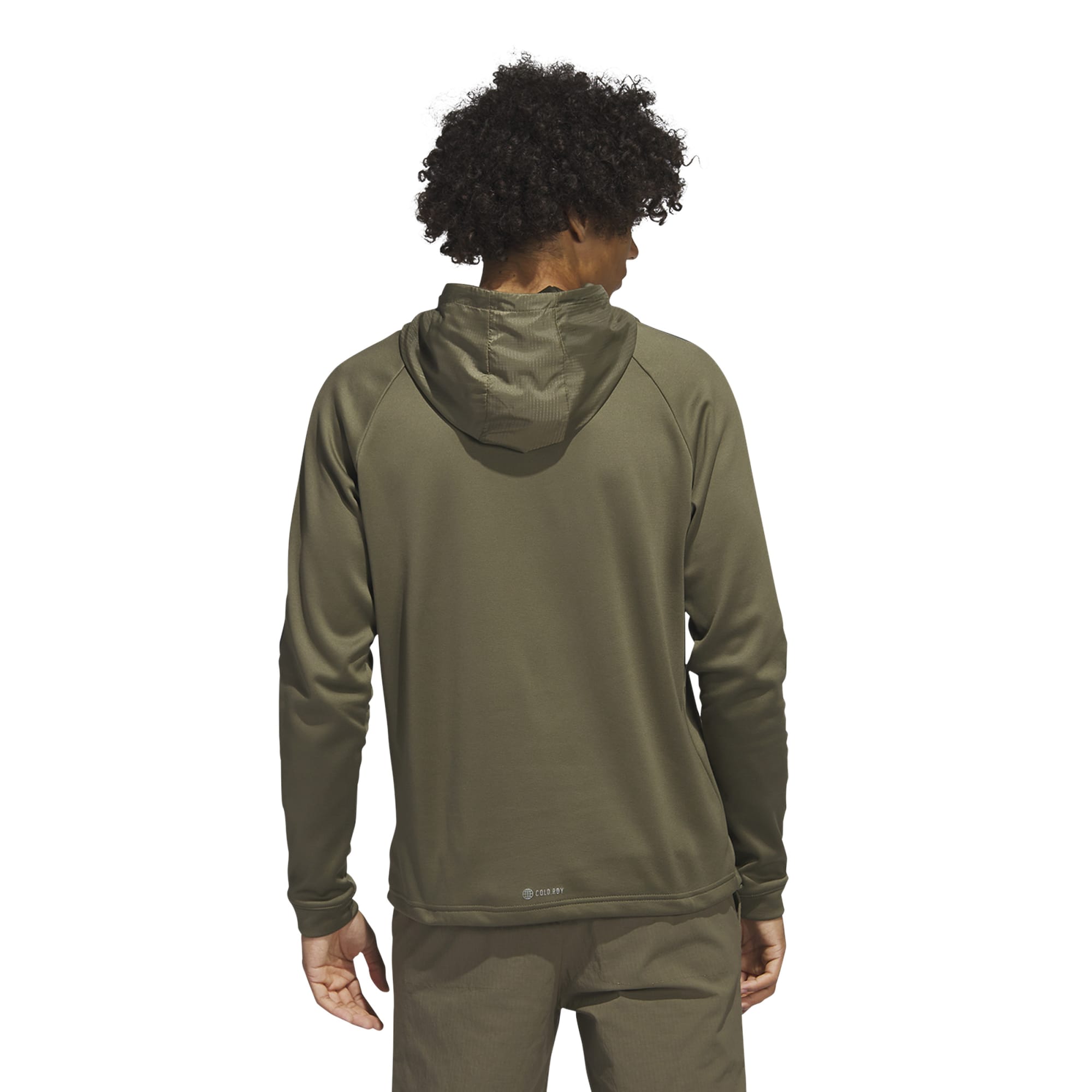 adidas 3 Stripes COLD.RDY Mens Hoodie  - Olive Strata