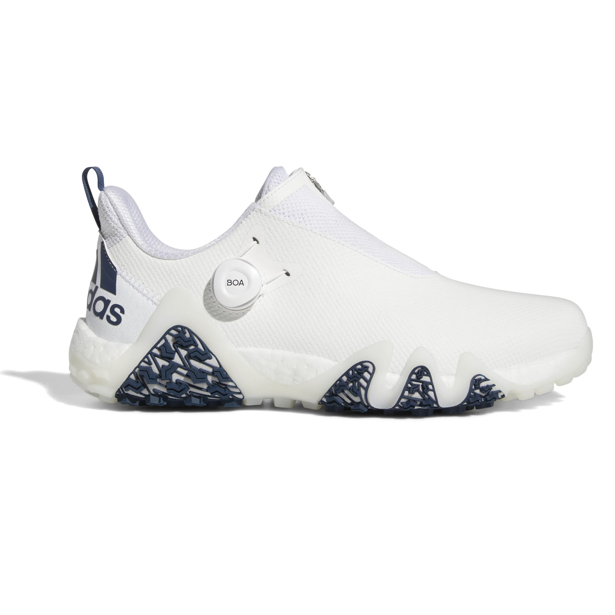 adidas CODECHAOS 22 BOA Mens Spikeless Golf Shoes  - Cloud White/Crew Navy/Crystal White
