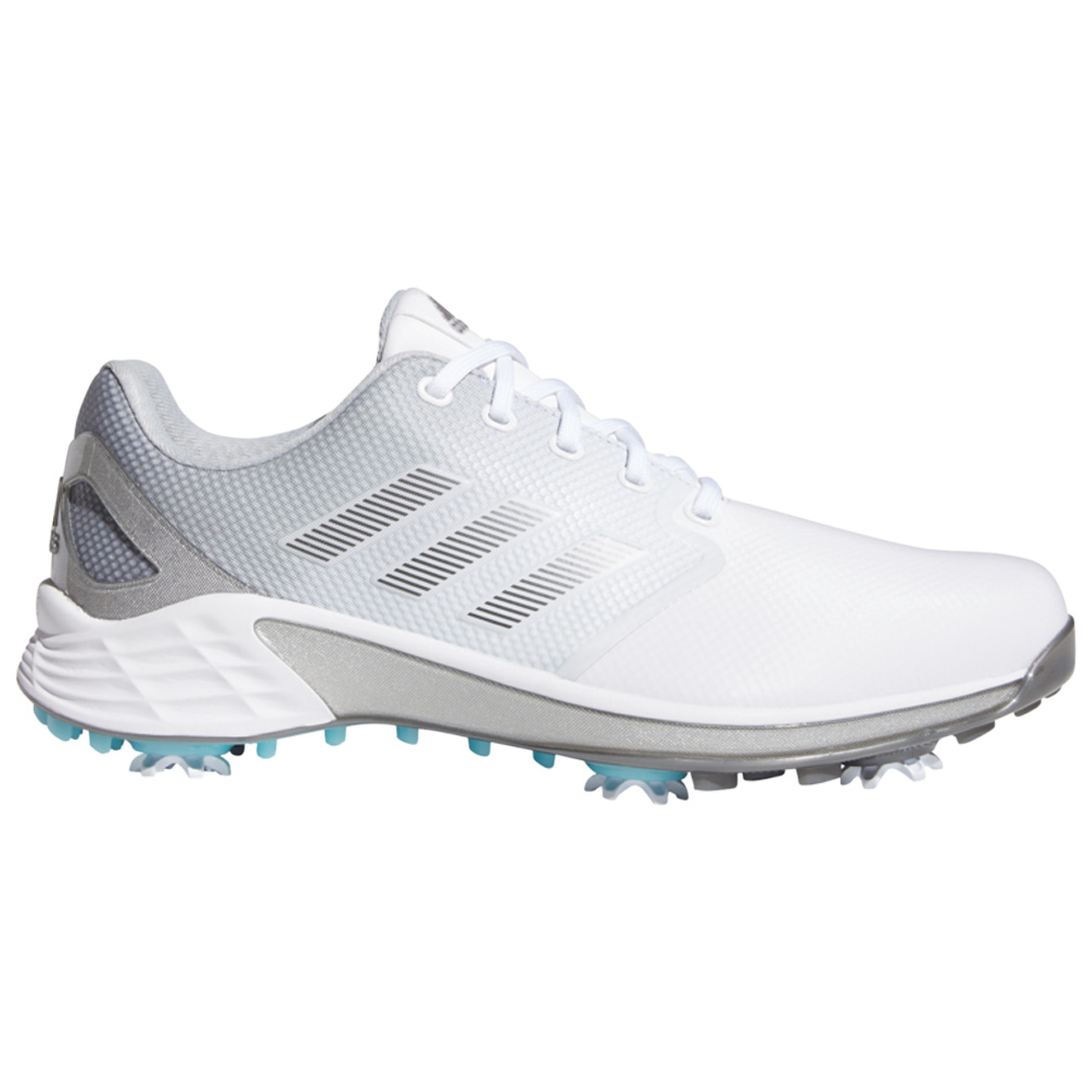 adidas ZG21 Waterproof Lightweight Mens Golf Shoes  - White/Silver