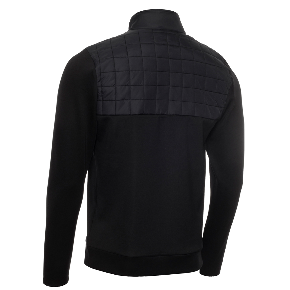 Calvin Klein Golf Vardon Hybrid Half Zip Golf Pullover  - Black