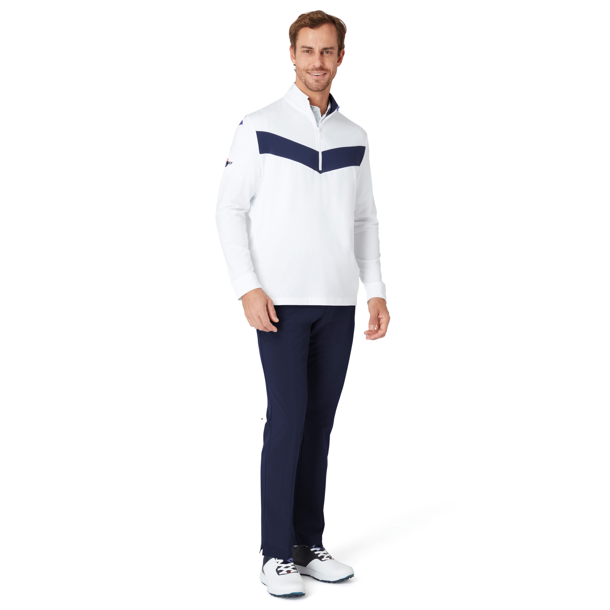 Callaway Golf Mens 2025 Odyssey 1/4 Zip Stretch Wicking Pullover Golf Sweater - Picture 11 of 18
