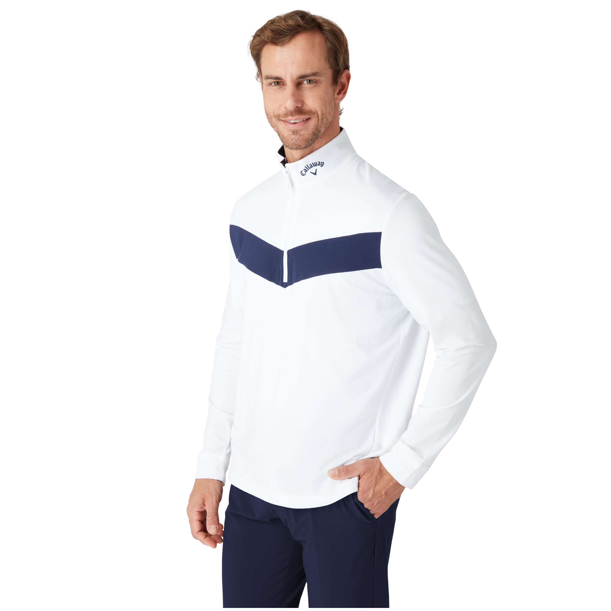Callaway Golf Mens 2025 Odyssey 1/4 Zip Stretch Wicking Pullover Golf Sweater - Picture 10 of 18