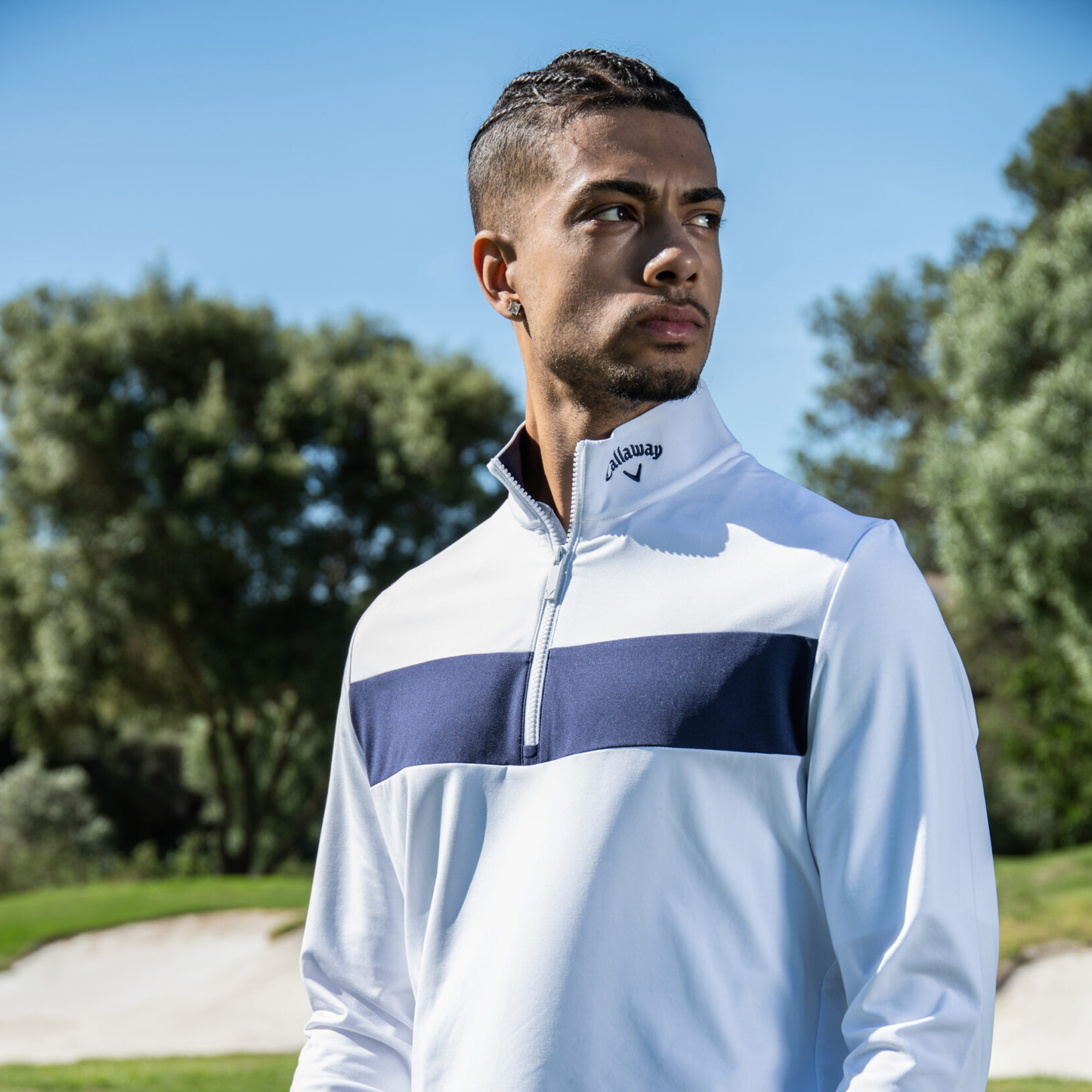 Callaway Golf Mens 2025 Odyssey 1/4 Zip Stretch Wicking Pullover Golf Sweater - Picture 13 of 18