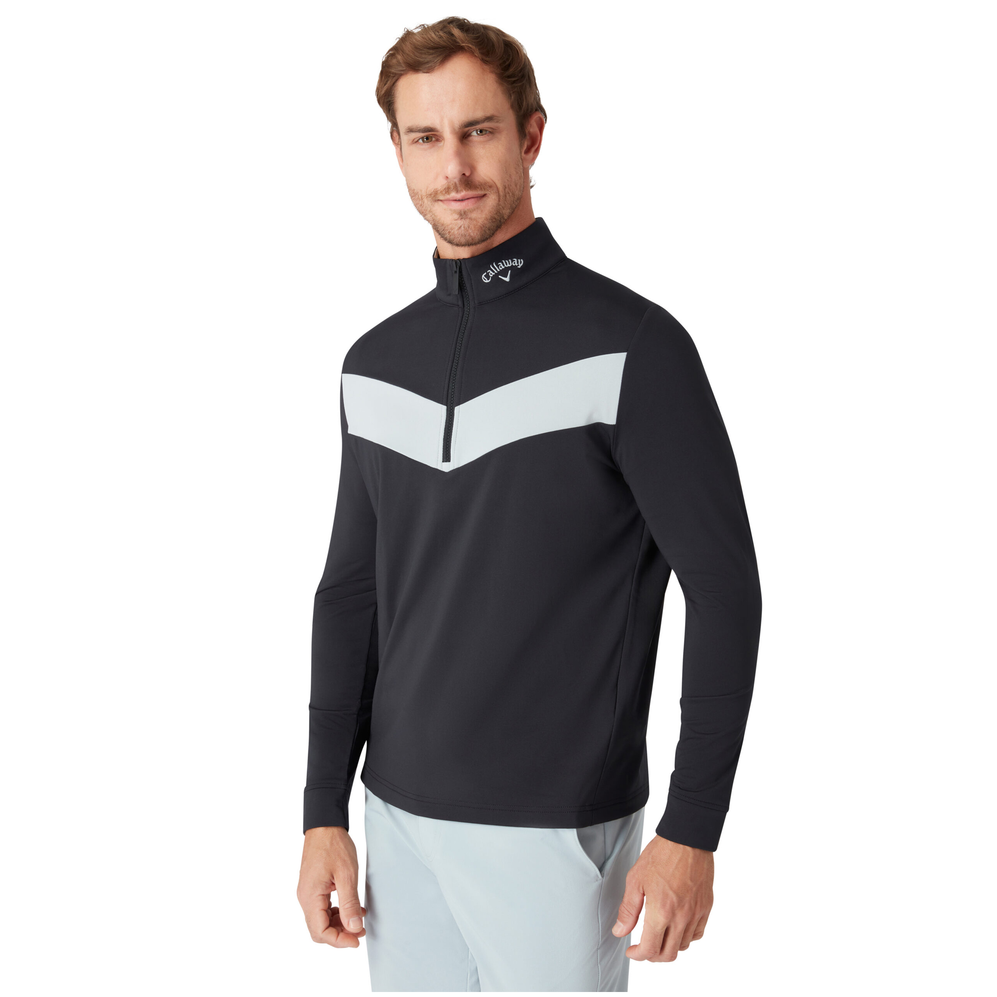 Callaway Golf Mens 2025 Odyssey 1/4 Zip Stretch Wicking Pullover Golf Sweater - Picture 4 of 18