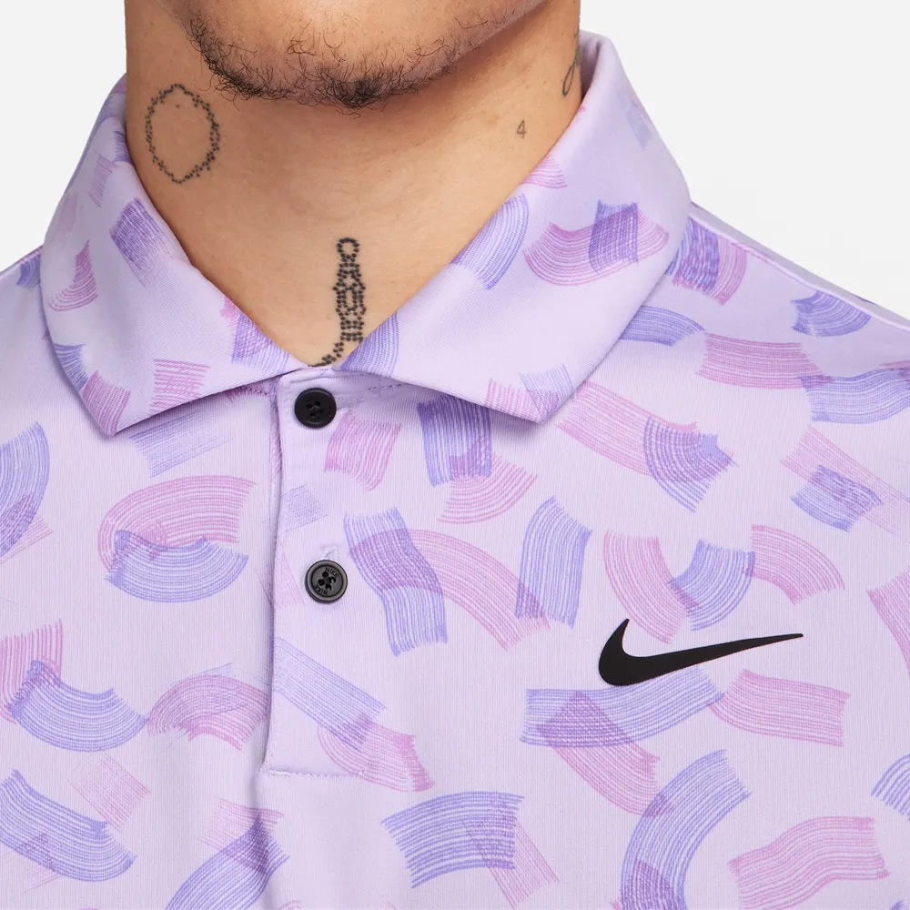 Nike Golf Dri-Fit Tour Micro Print Polo Shirt 