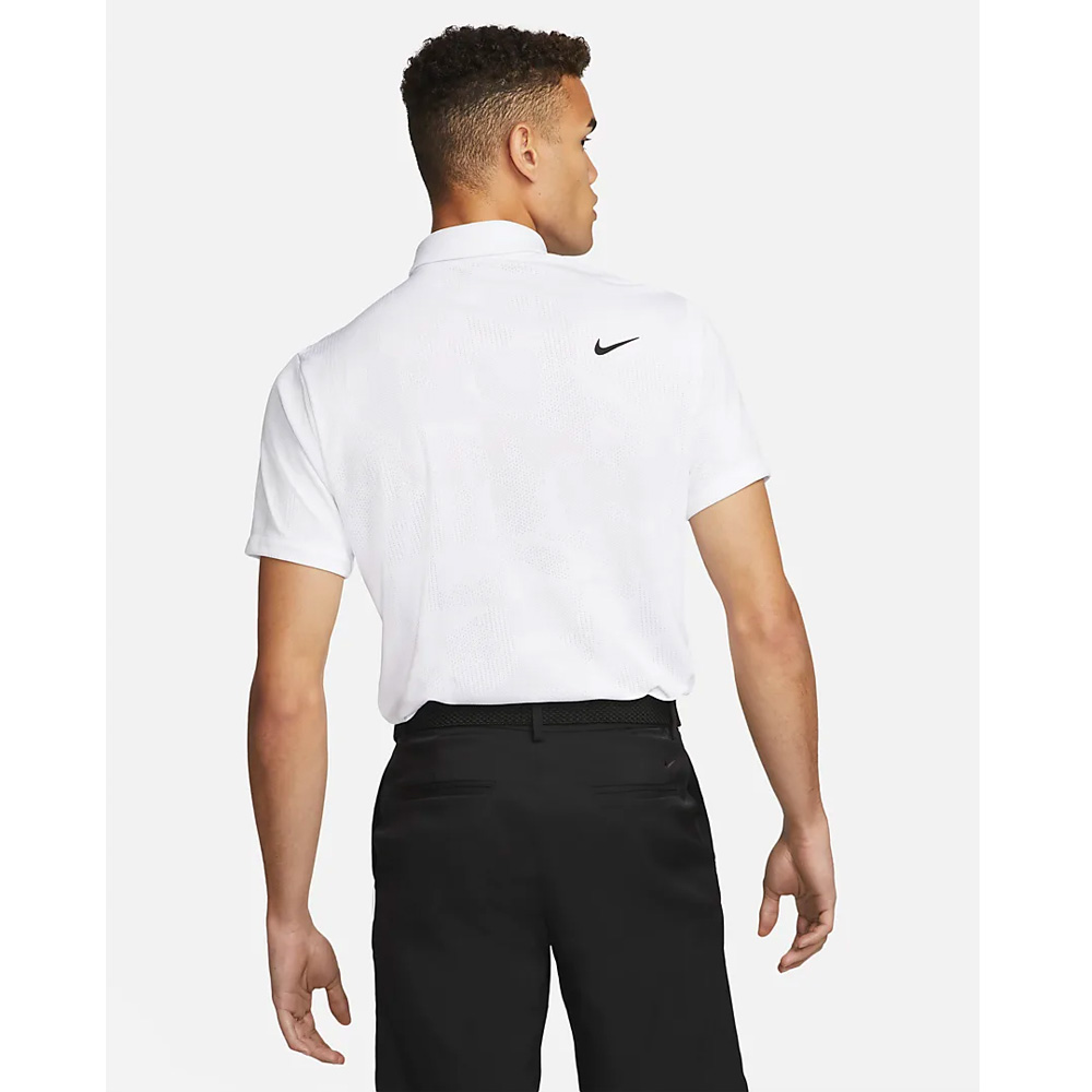 Nike Golf Dri-Fit Tour Jacquard Polo Shirt  - White