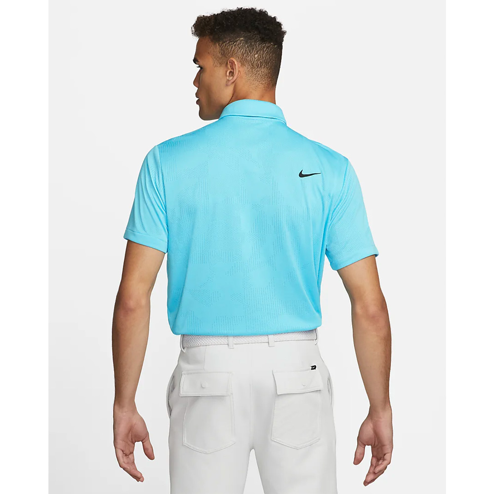 Nike Golf Dri-Fit Tour Jacquard Polo Shirt  - Baltic Blue