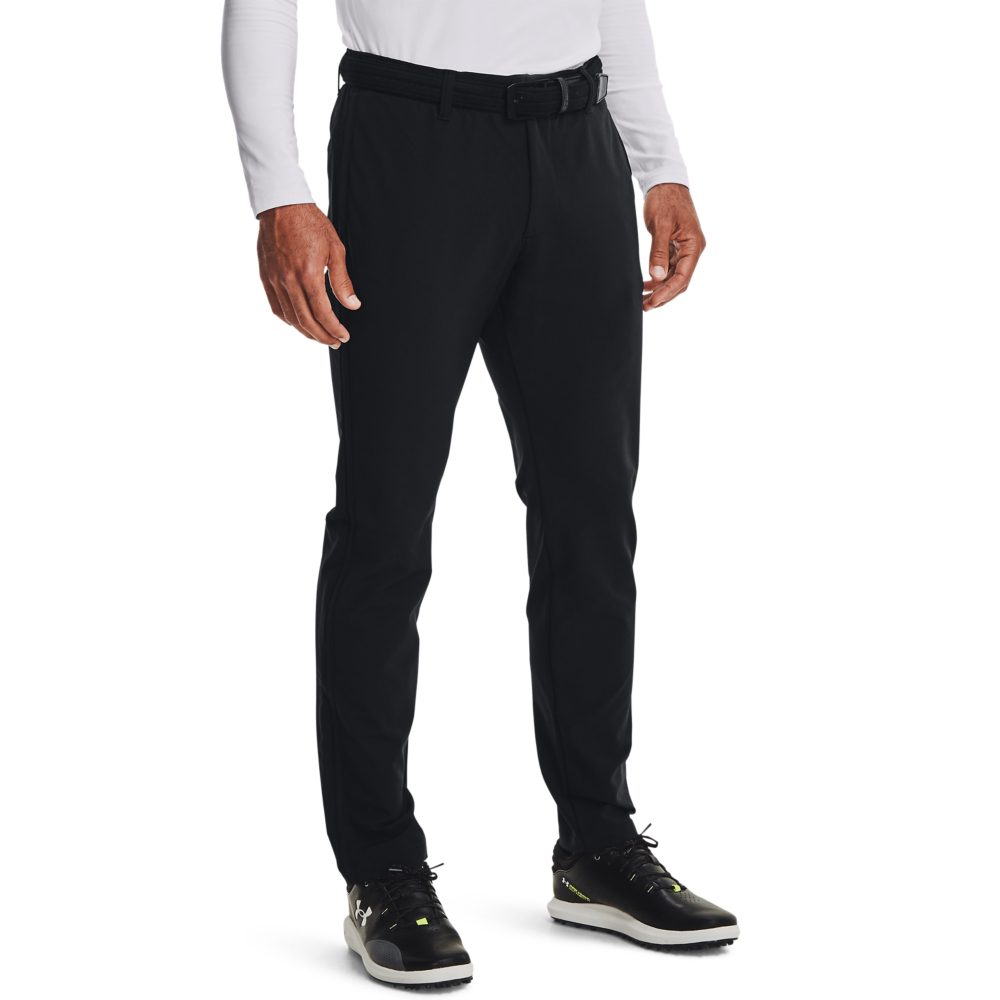 Under Armour Mens ColdGear Infrared Taper Golf Trousers  - Black