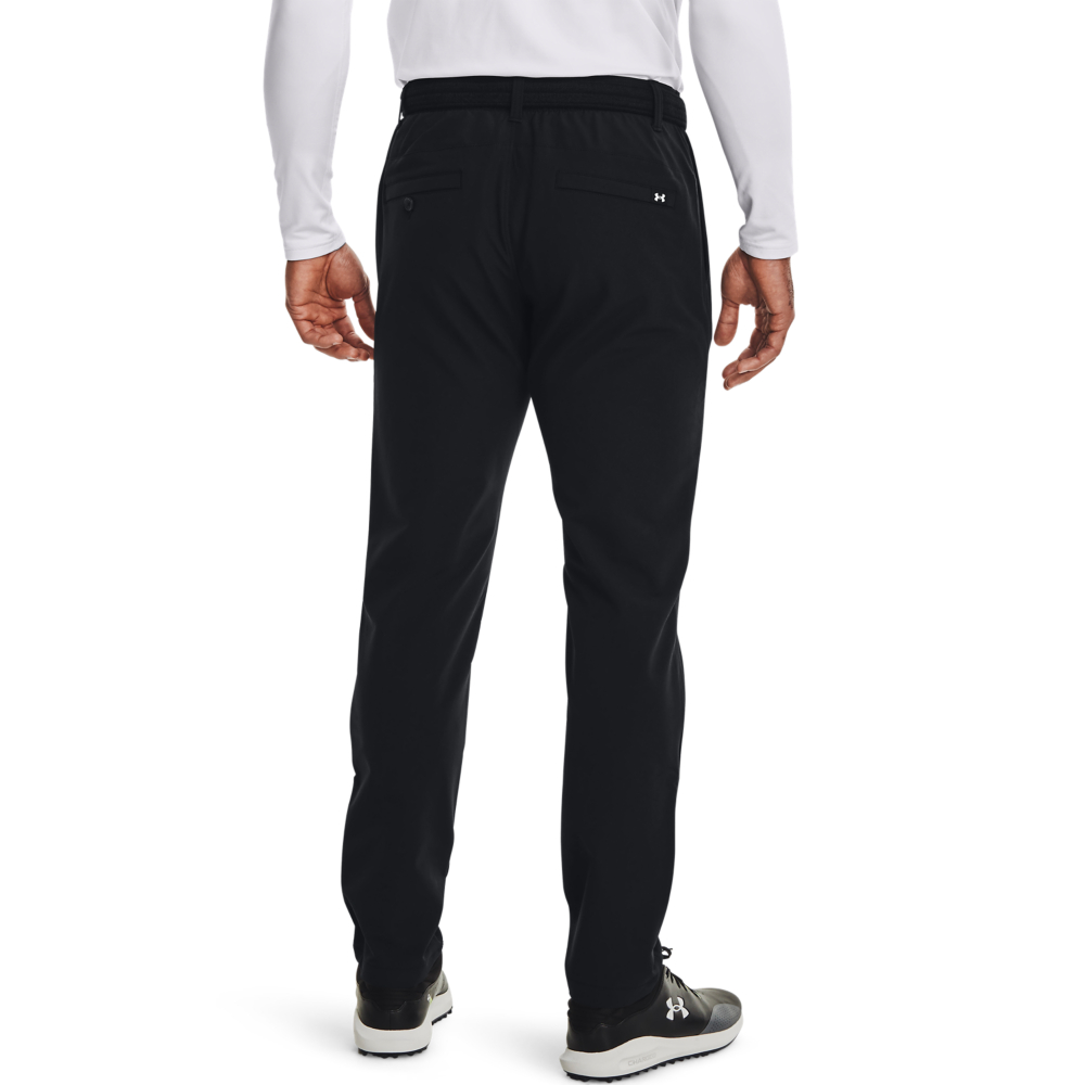 Under Armour Mens ColdGear Infrared Taper Golf Trousers  - Black