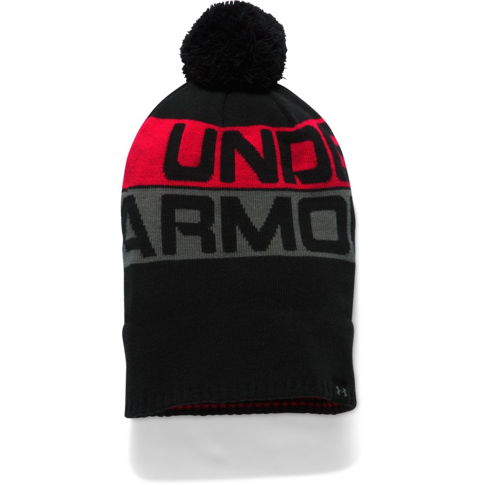 Under Armour 2018 Mens UA Golf Retro Pom Pom Beanie 2.0 Winter Wooly