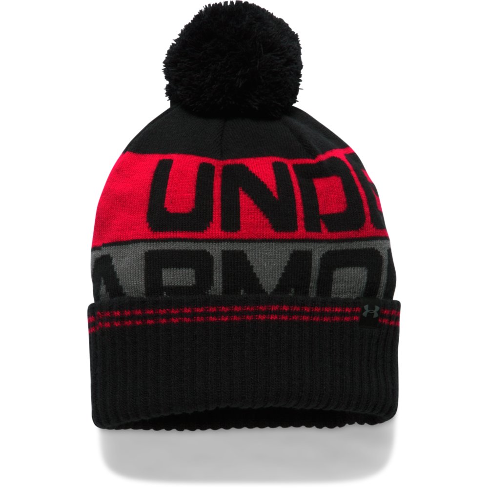 Under Armour 2018 Mens UA Golf Retro Pom Pom Beanie 2.0 Winter Wooly Hat eBay
