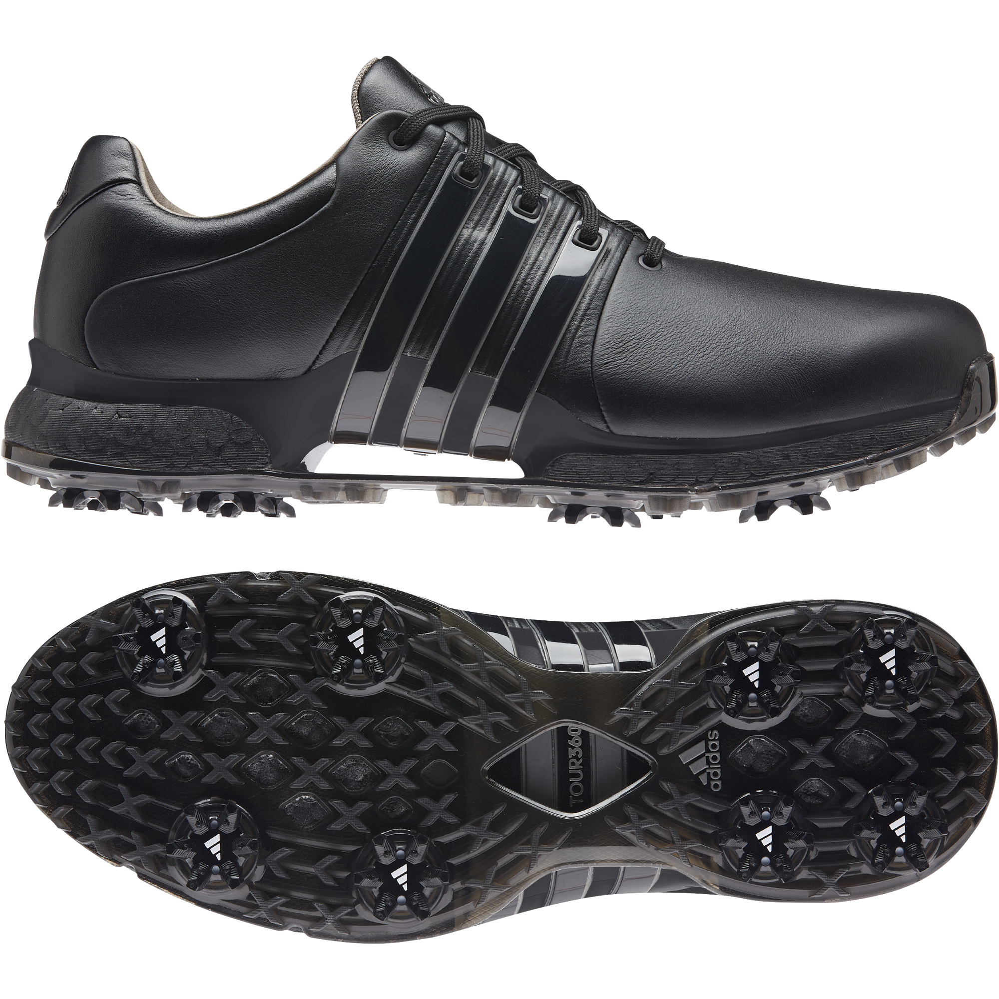 adidas Mens Tour 360 XT Waterproof Golf Shoes - Wide Fit 