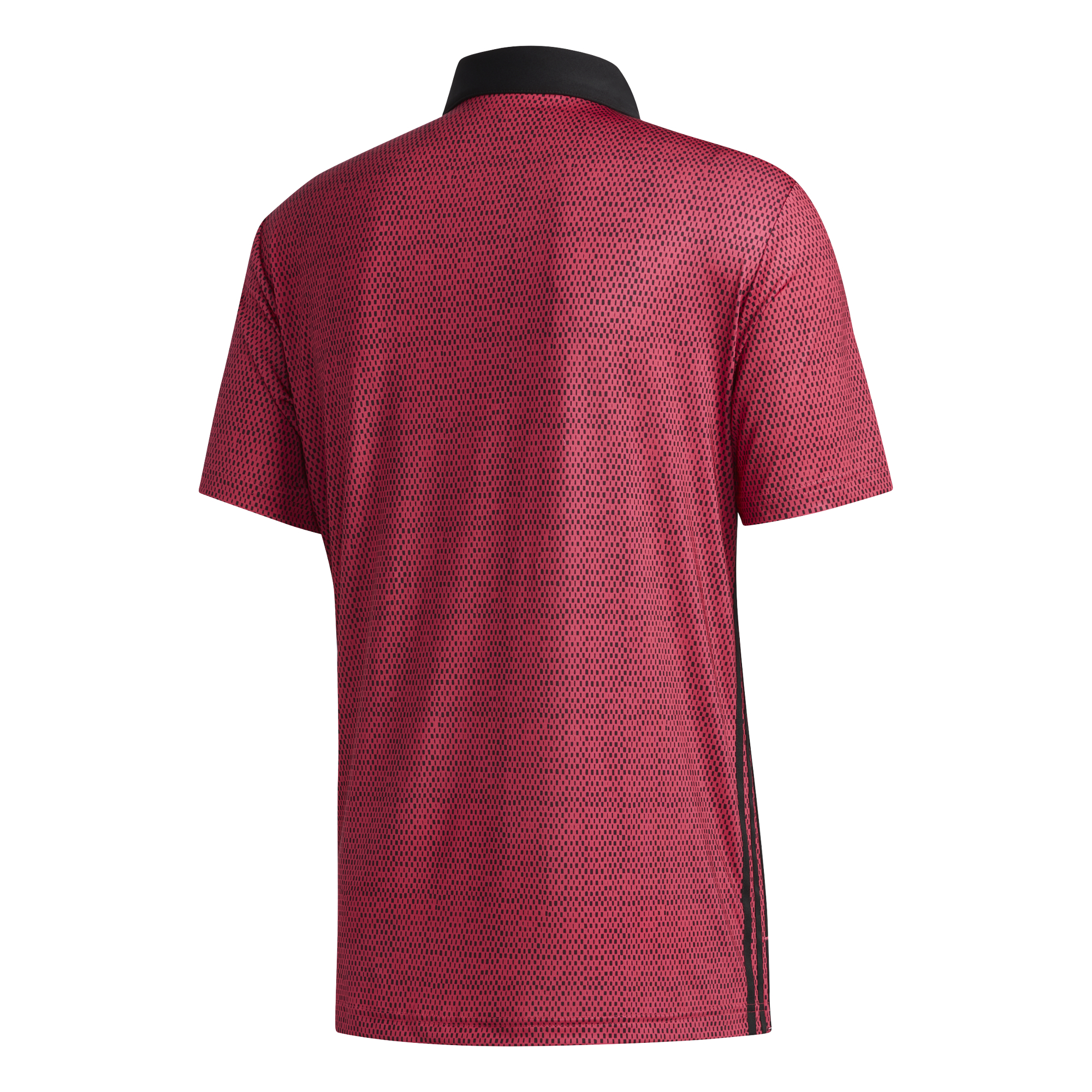 adidas Golf Mens Ultimate365 Polo Shirt  - Power Pink / Black