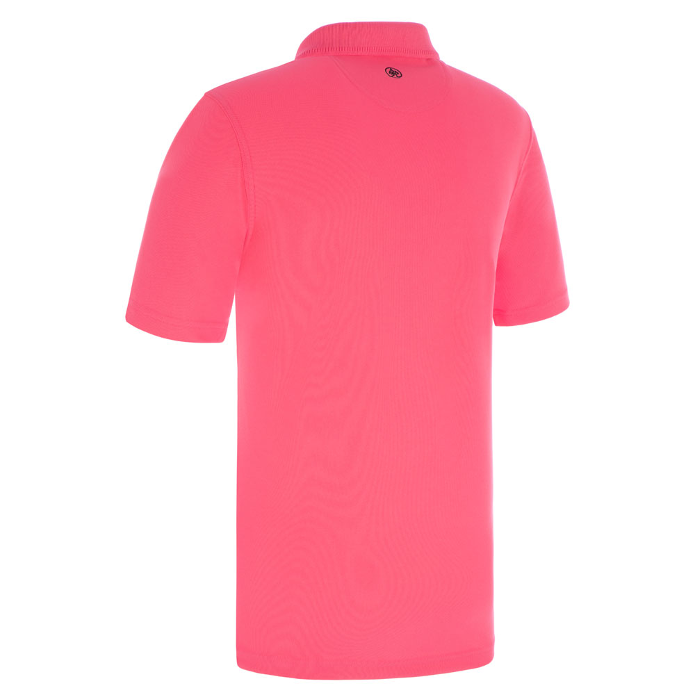 ProQuip Golf Mens Pro Tech Plain Polo Shirt  - Fuchsia