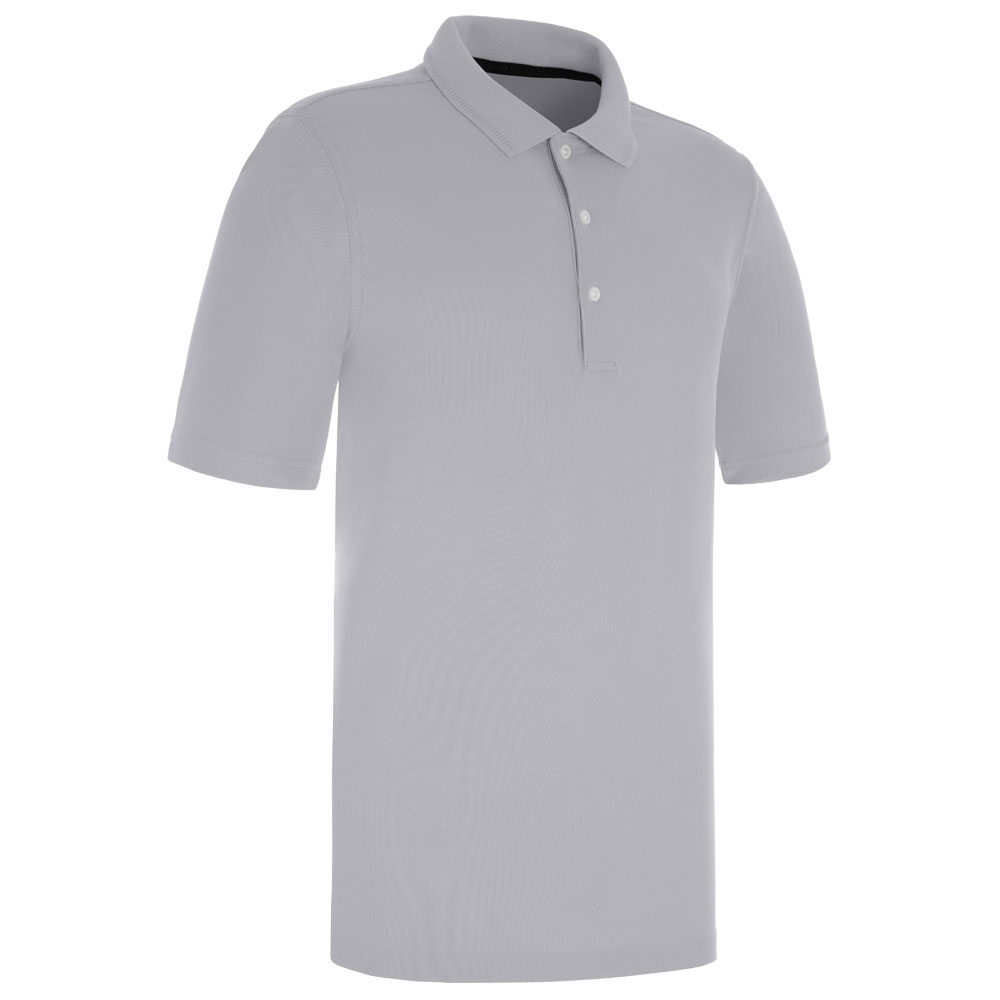 ProQuip Golf Mens Pro Tech Plain Polo Shirt  - Steel