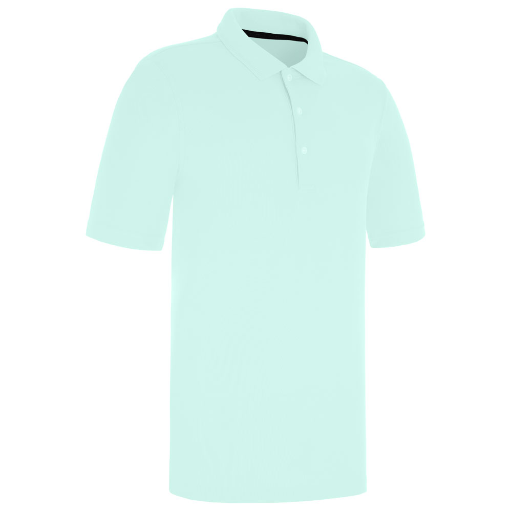 ProQuip Golf Mens Pro Tech Plain Polo Shirt  - Aqua Water