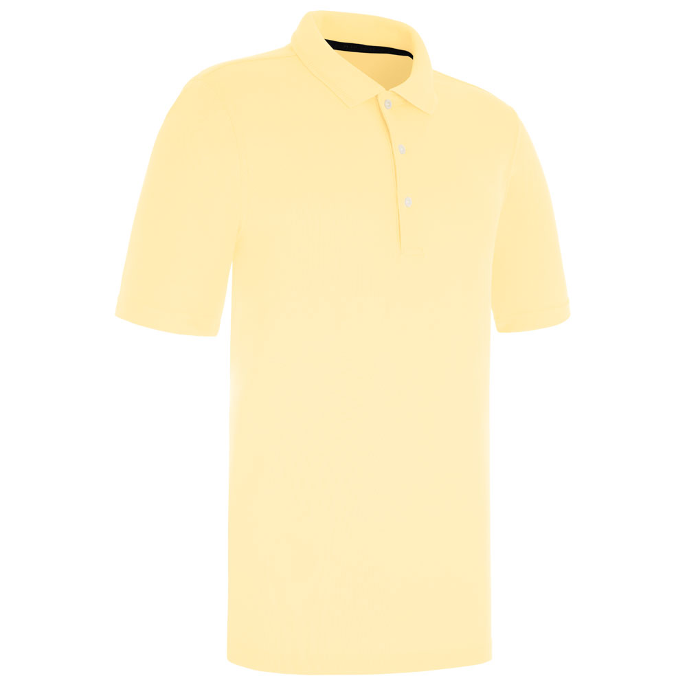 ProQuip Golf Mens Pro Tech Plain Polo Shirt  - Canary Yellow