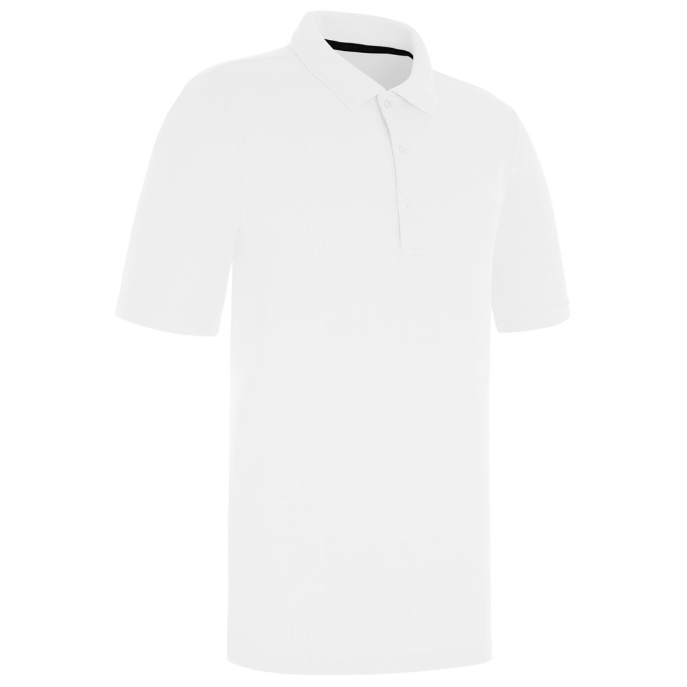 ProQuip Golf Mens Pro Tech Plain Polo Shirt  - White
