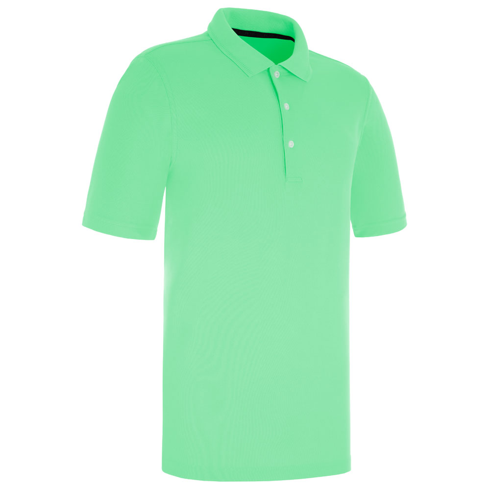 ProQuip Golf Mens Pro Tech Plain Polo Shirt  - Neon Green
