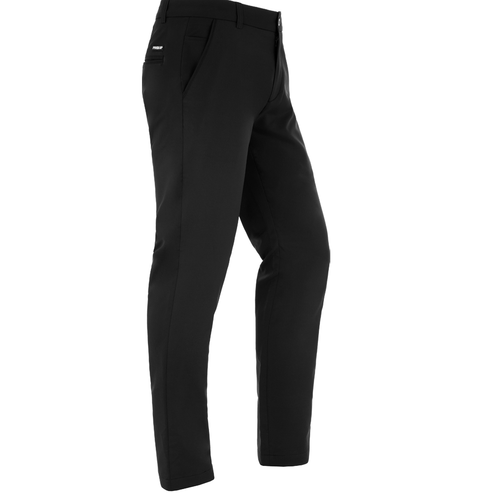 Proquip Mens Links Stretch 5 Pocket Golf Trousers  - Black