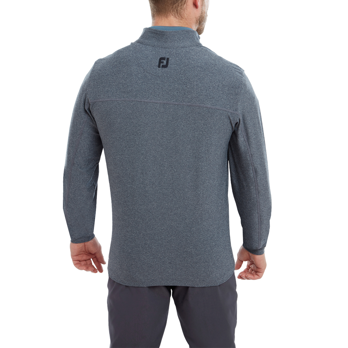 FootJoy Mens Heather Chill-Out XP Golf Mid-Layer Pullover 
