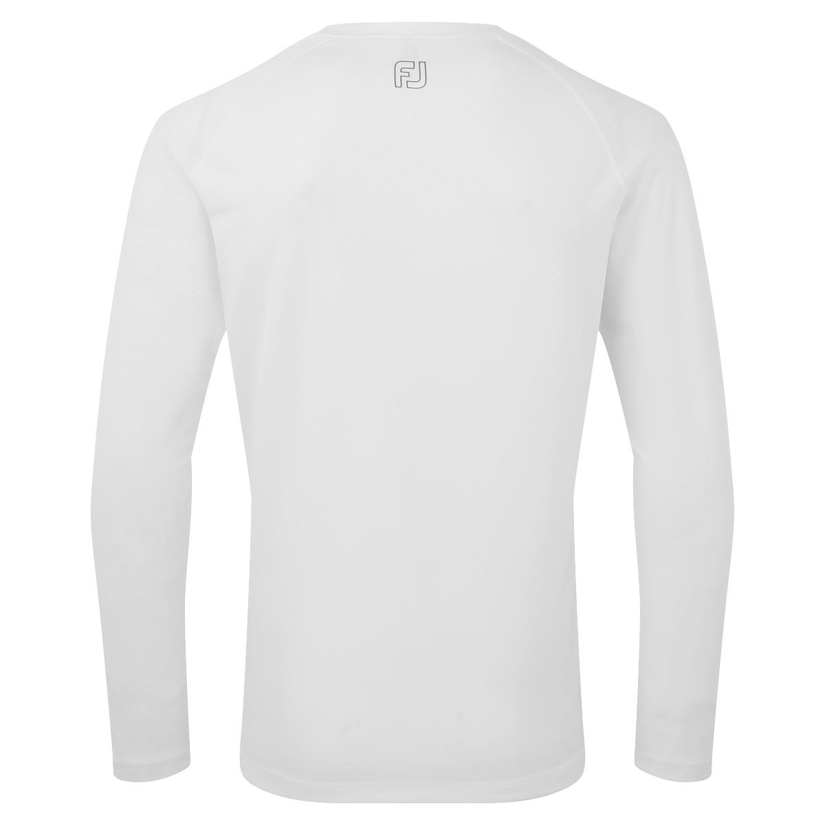 FootJoy Mens ThermoSeries Base Layer Golf Top  - White