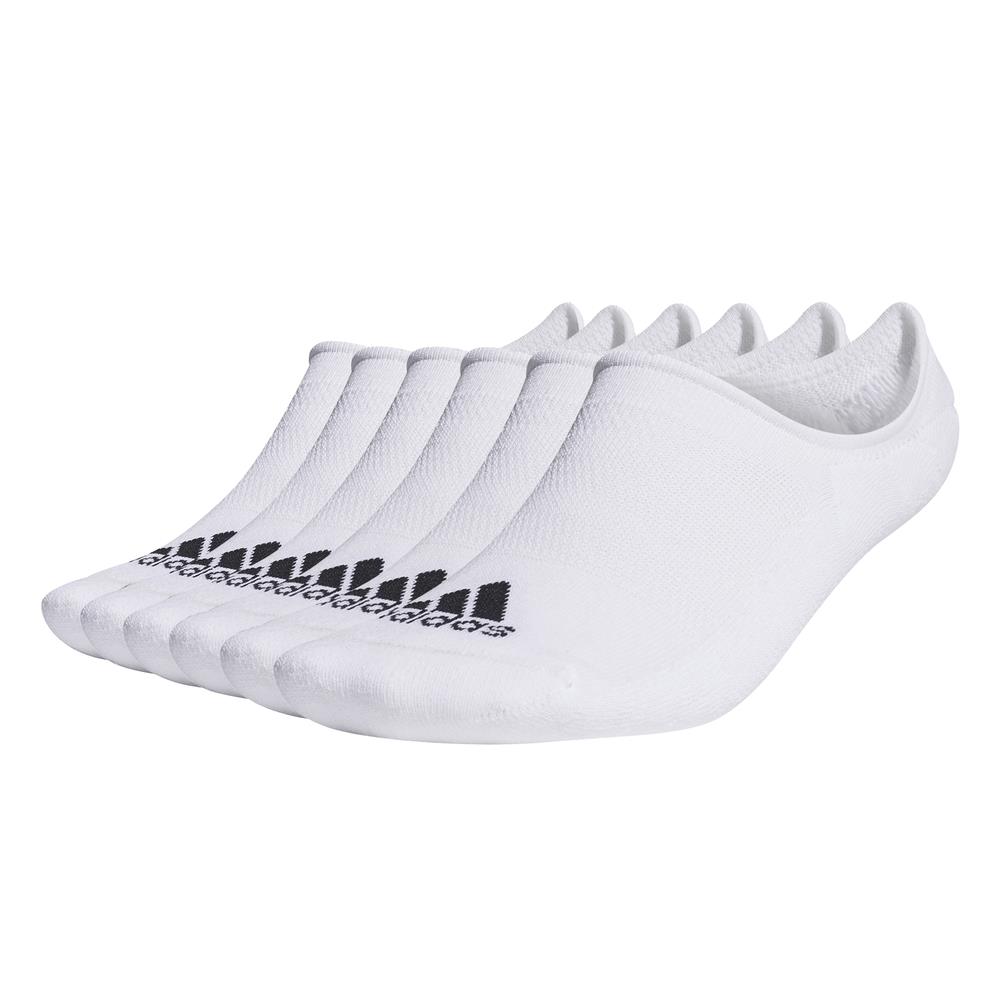 adidas 6 Pack Lowcut Golf Socks (UK 8.5-11.5)  - White