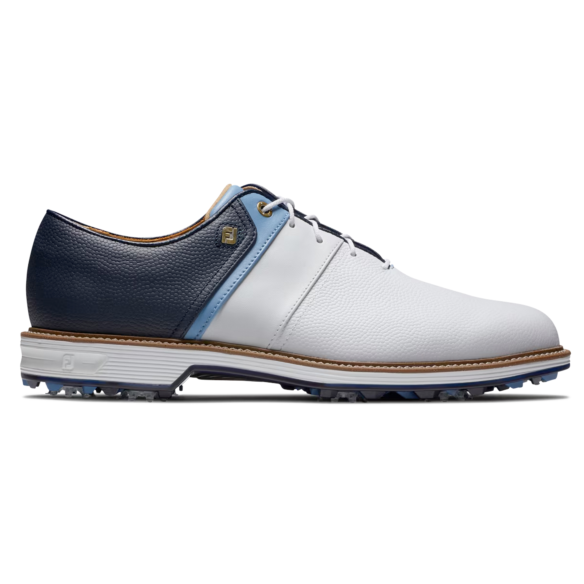 FootJoy DryJoys Premiere Series Packard Mens Golf Shoes  - White/Blue/Navy