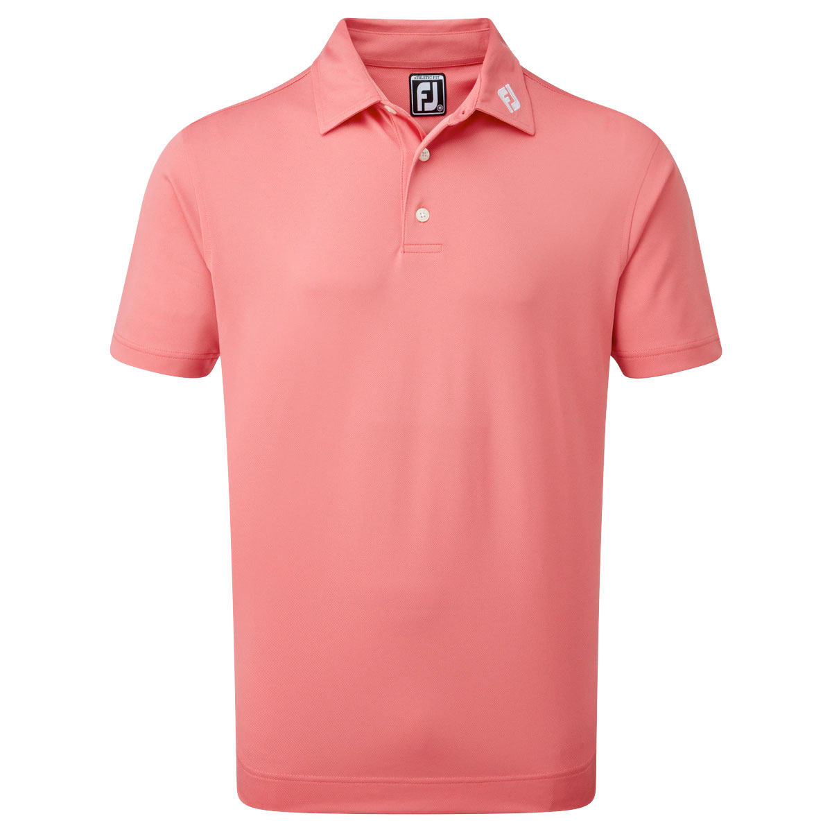 FootJoy Stretch Pique Solid Mens Golf Polo Shirt  - Cape Red