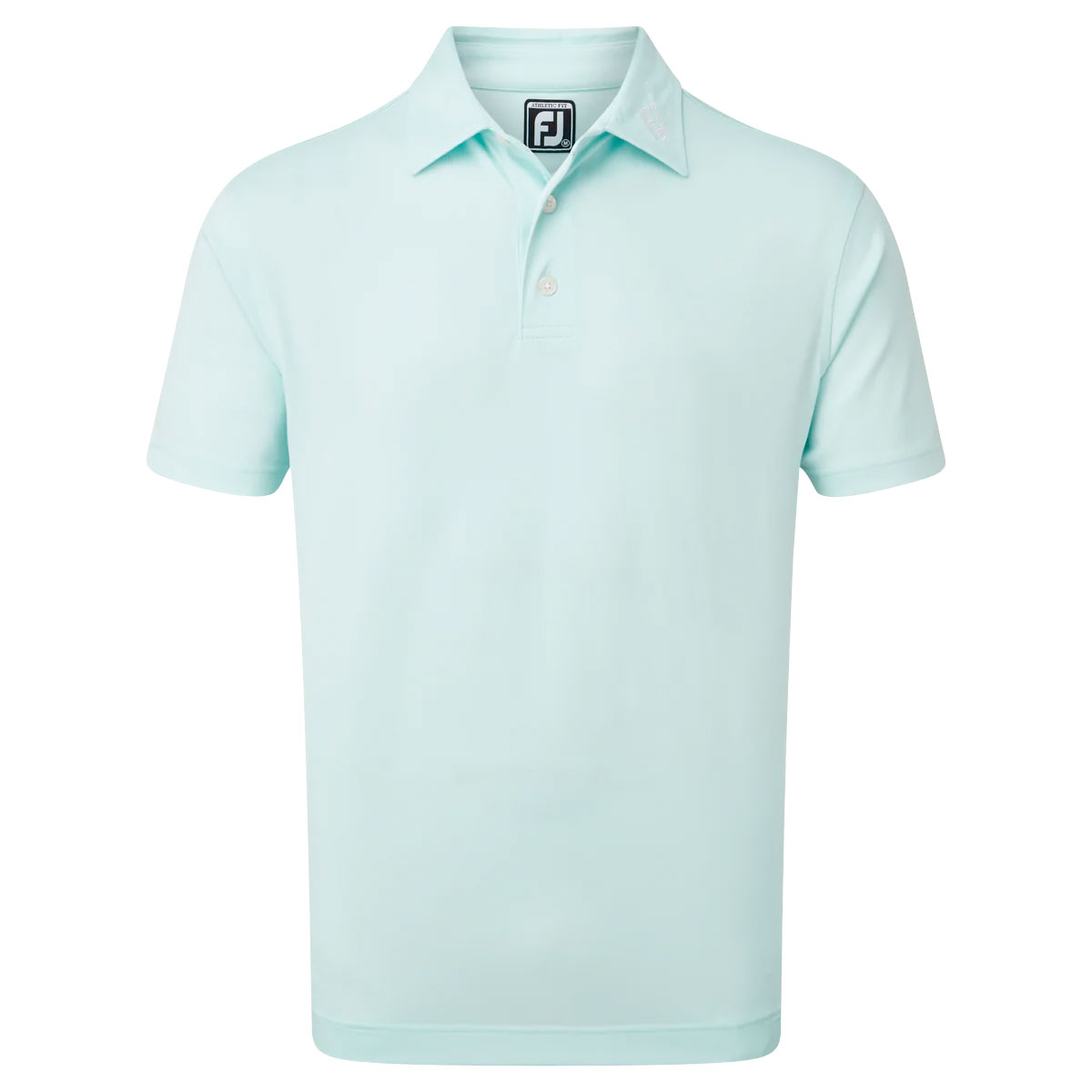 FootJoy Stretch Pique Solid Mens Golf Polo Shirt  - Ice Blue