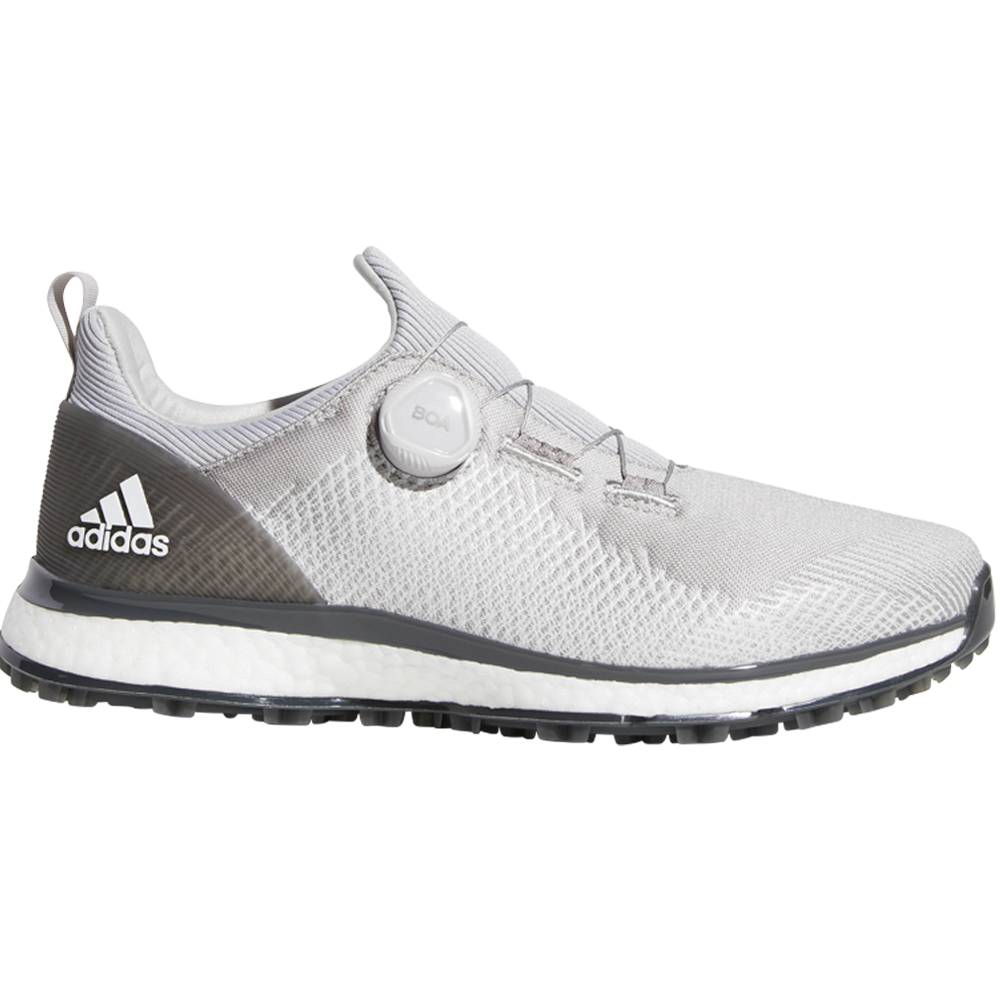adidas Golf Forgefiber Boa Spikeless Mens Golf Shoes  - Grey/White