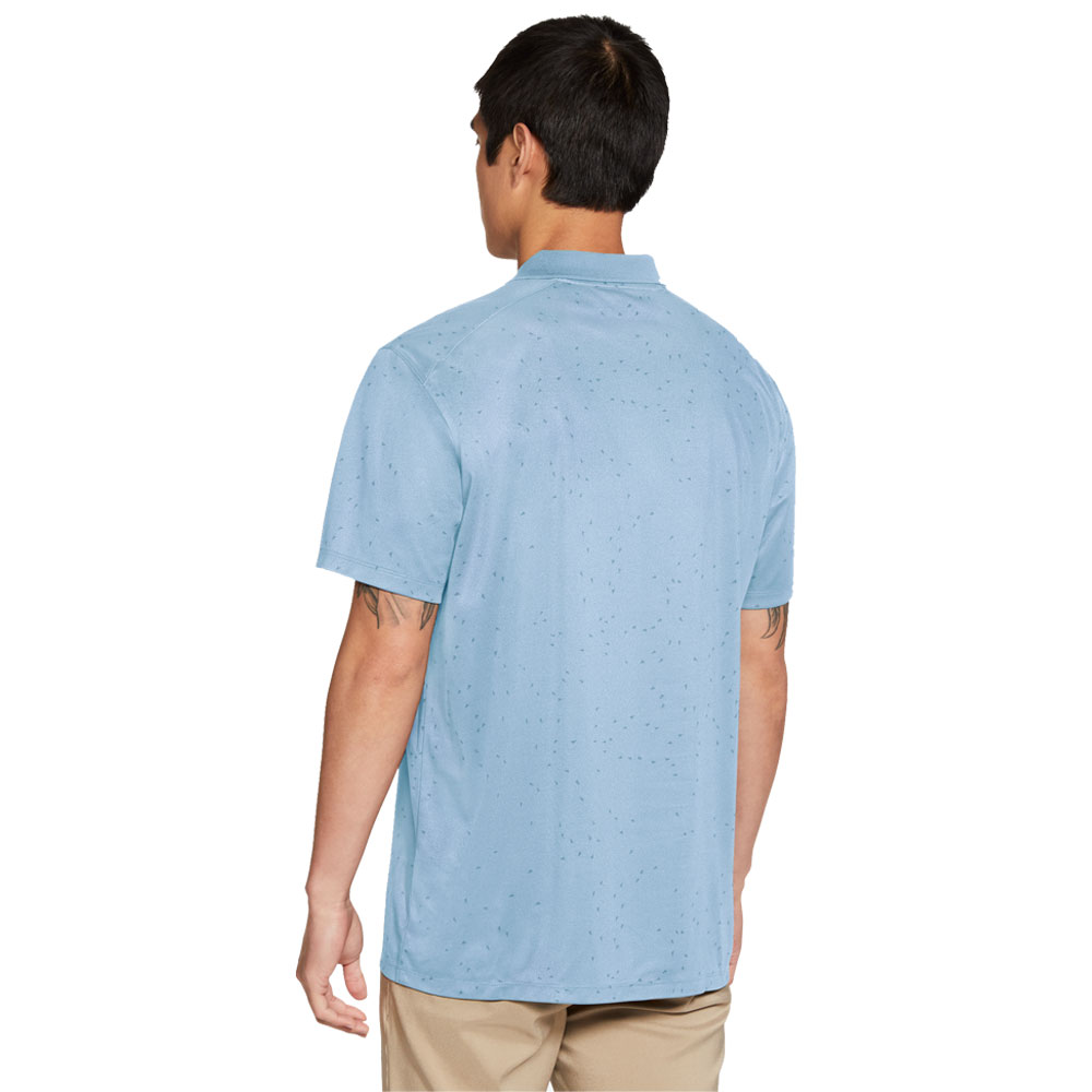 Nike Golf Dry Victory Print Polo Shirt  - Hydrogen Blue