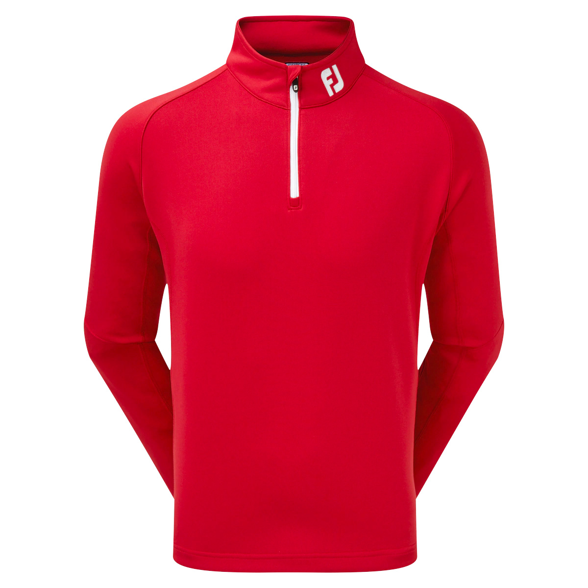 Footjoy Mens Performance Chill-Out Pullover - Athletic Fit  - Red