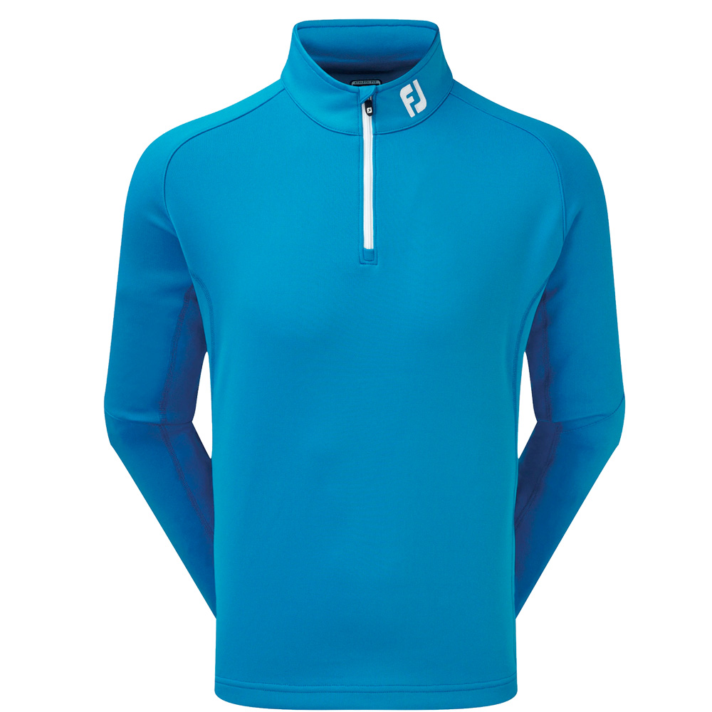 Footjoy Mens Performance Chill-Out Pullover - Athletic Fit  - Cobalt