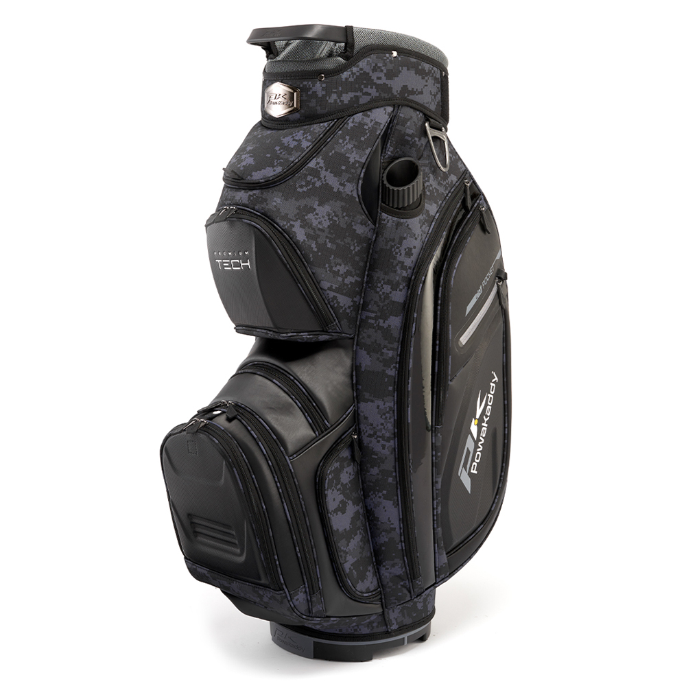 PowaKaddy Premium Tech Golf Cart Trolley Bag  - Black Camo/Grey