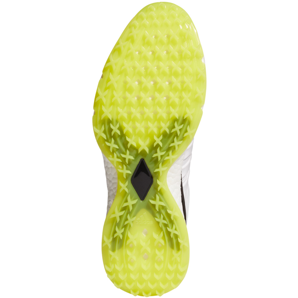 adidas Tour360 XT-SL 2 Mens Spikeless Golf Shoes  - White/Core Black/Acid Yellow