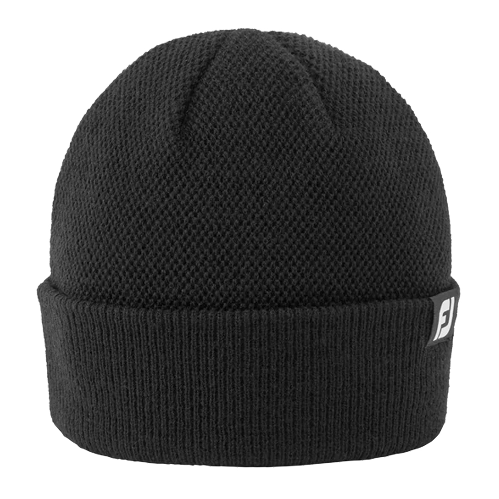 FootJoy FJ Knit Beanie Winter Hat  - Black