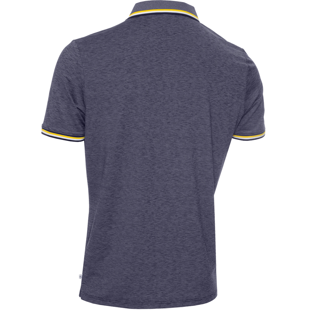 Calvin Klein Mens Casper Golf Polo Shirt  - Navy Marl