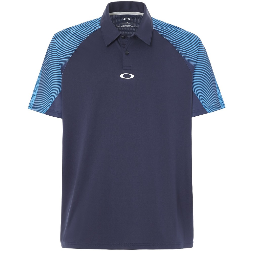 Oakley Golf Aero Motion Mens Polo Shirt  - Fathom