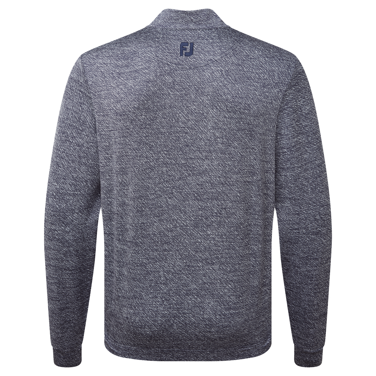 FootJoy EU Jacquard Texture Chill-Out Mens Golf Pullover  - Navy