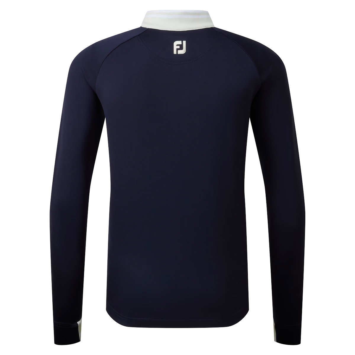 FootJoy Rib Trim Chill Out Mens Golf Pullover  - Navy/Almond