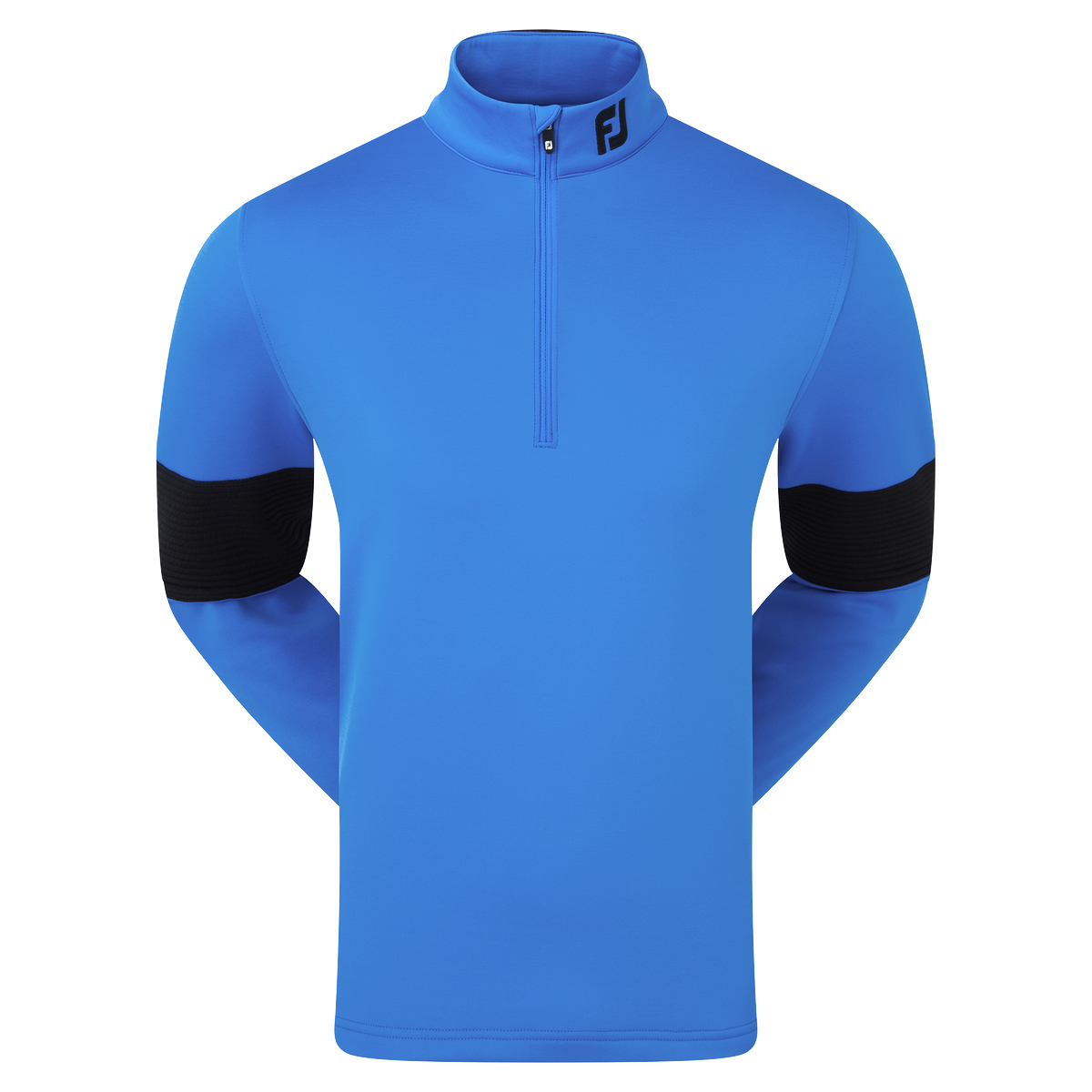 FootJoy Mens Ribbed Chill-Out XP Golf Mid-Layer Pullover  - Sapphire
