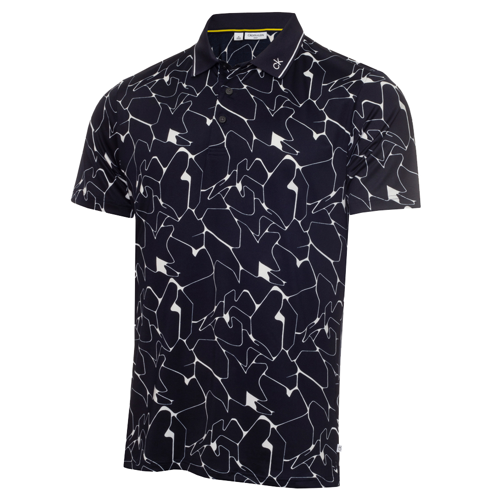 Calvin Klein Mens Sarazen Golf Polo Shirt  - Navy
